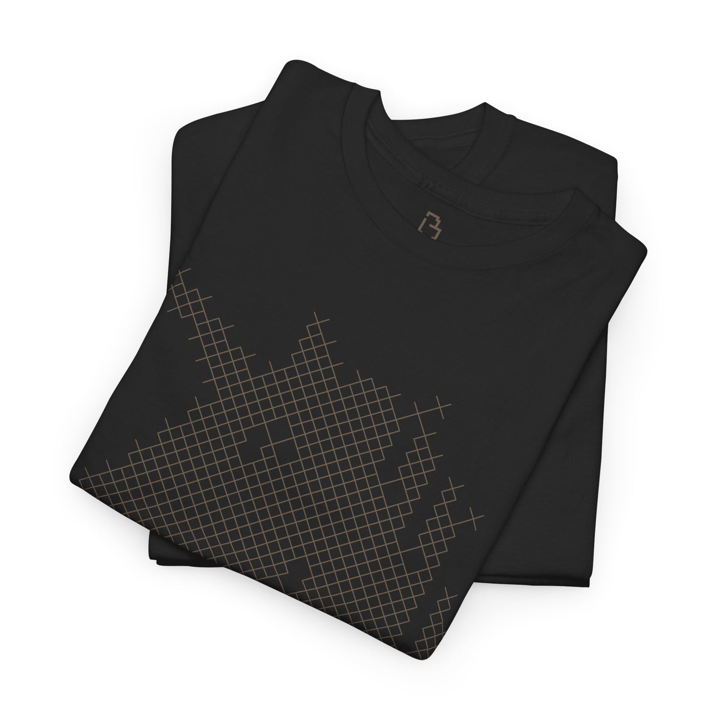 Crypto Collection T-Shirt – Unicorn #0016 | Premium Black Streetwear mit Iconic Grid Design by BNSLVL