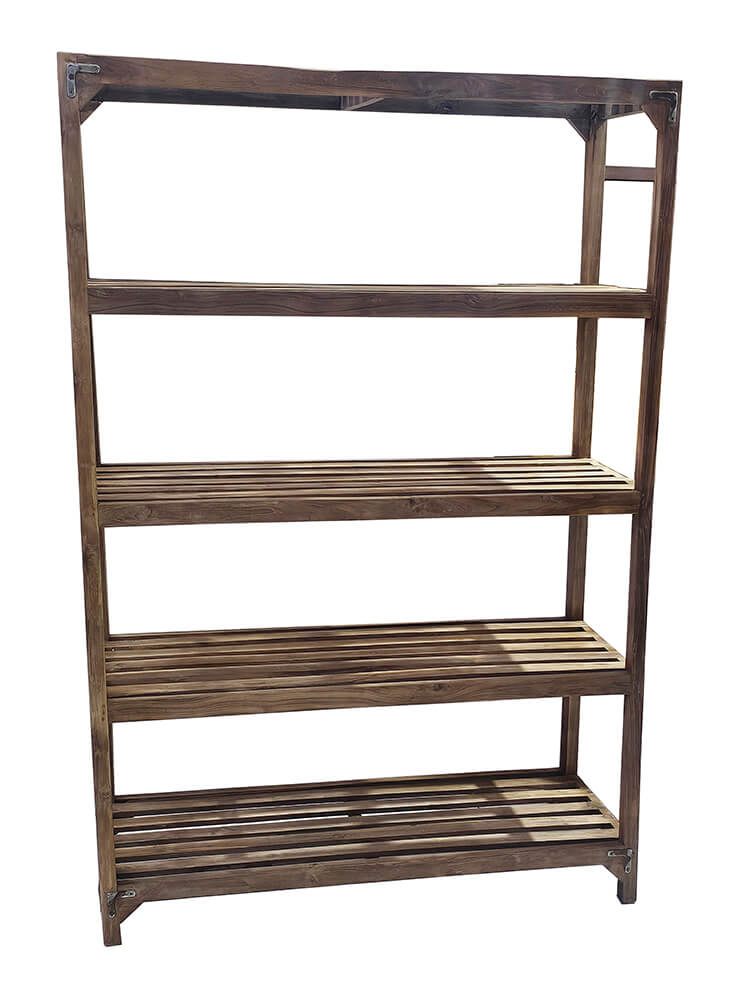 Altes Bibliotheksregal