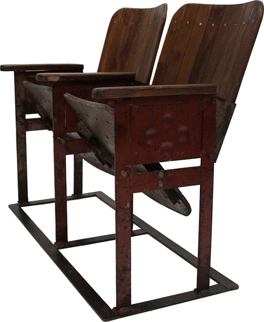 Bollywood Kinobank mit 2 Holzsitzen