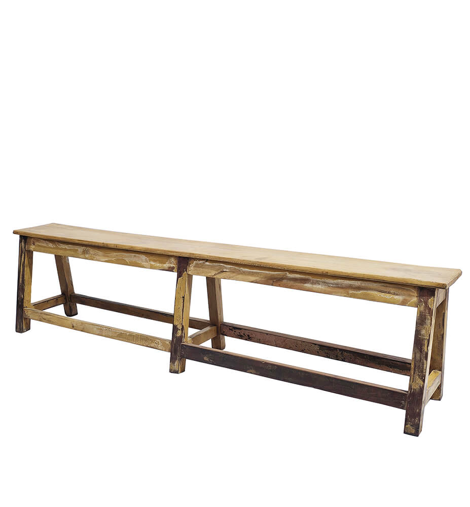 Wunderschöne lange Vintage Bank