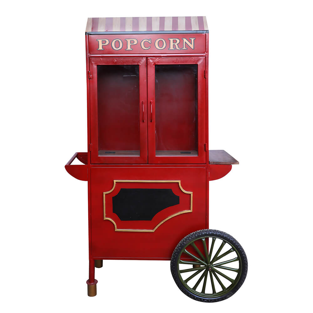 Lustiger Popcornwagen