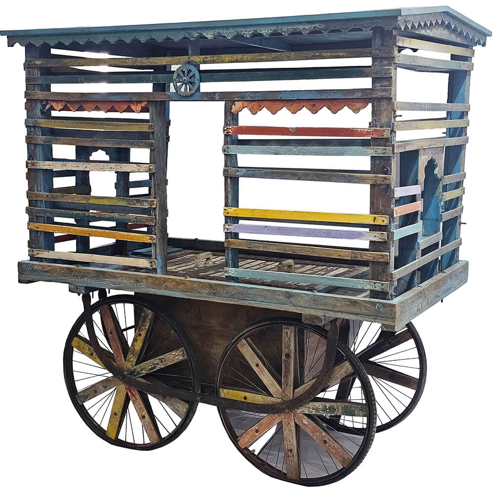 Alter, indischer Eiswagen