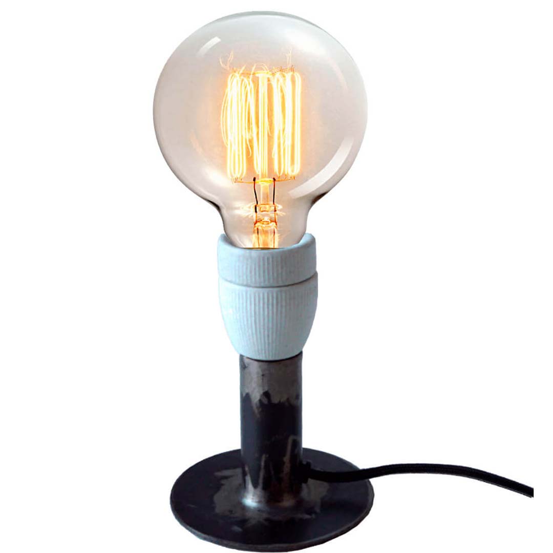 Leonardo niedrigeTischlampe mit Klarlack - S