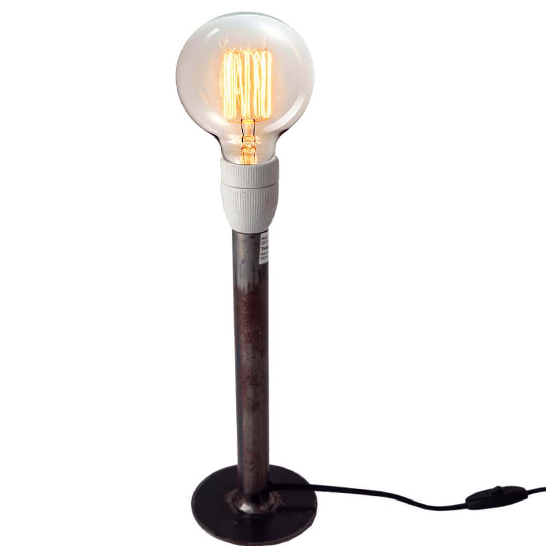 Leonardo hohe Tischlampe mit Klarlack - L