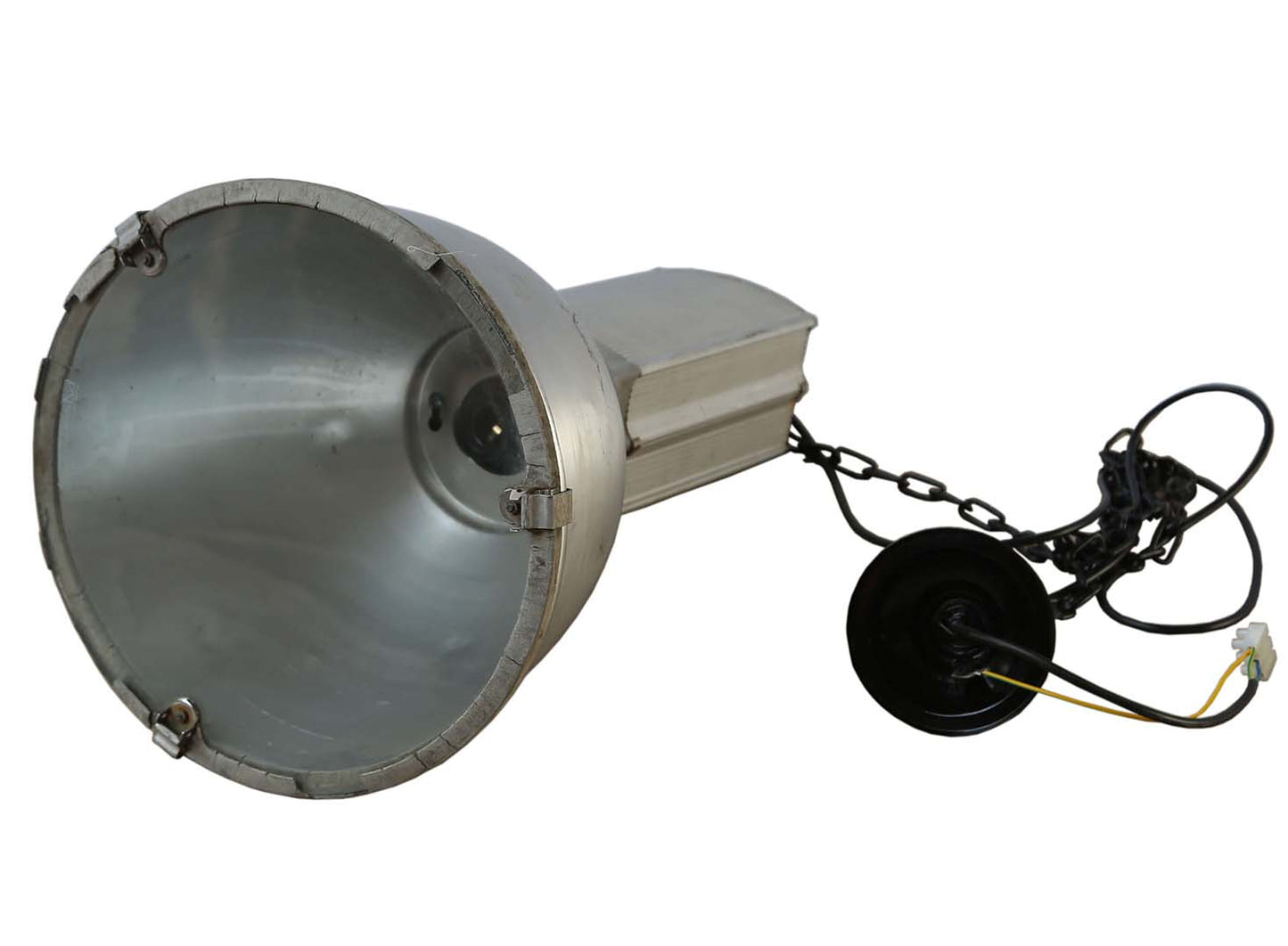 Große Eisenlampe mit Fabriklook