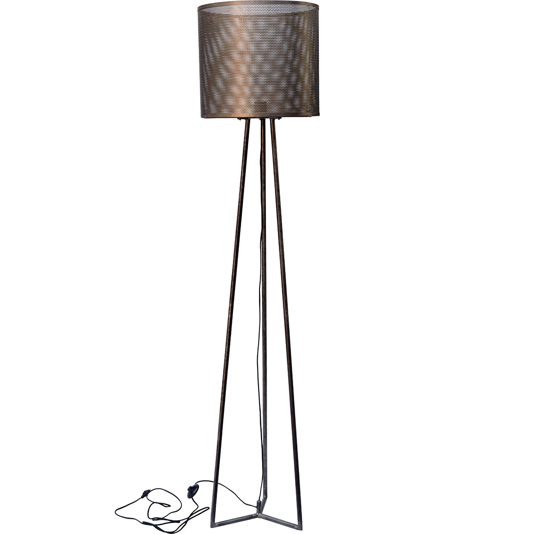 Kelly Stehlampe mit perforiertem Schirm