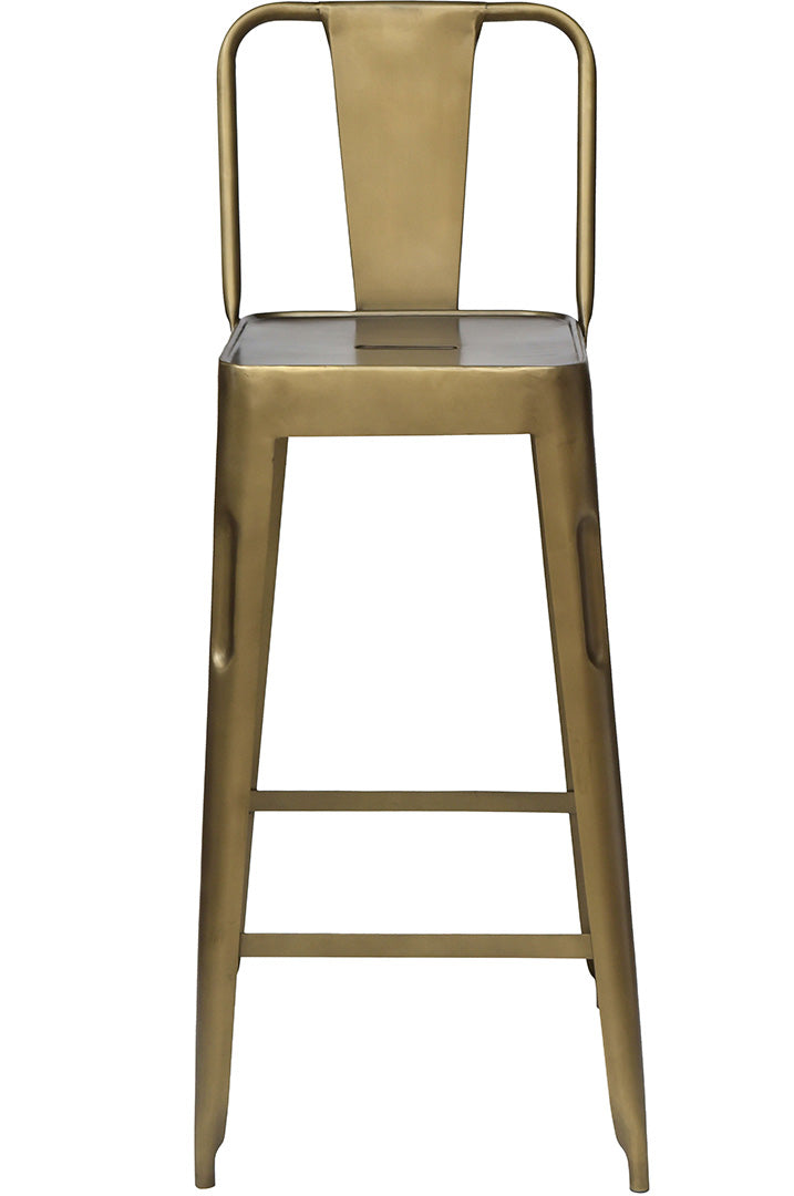 Copenhagen Barhocker - Antikmessing