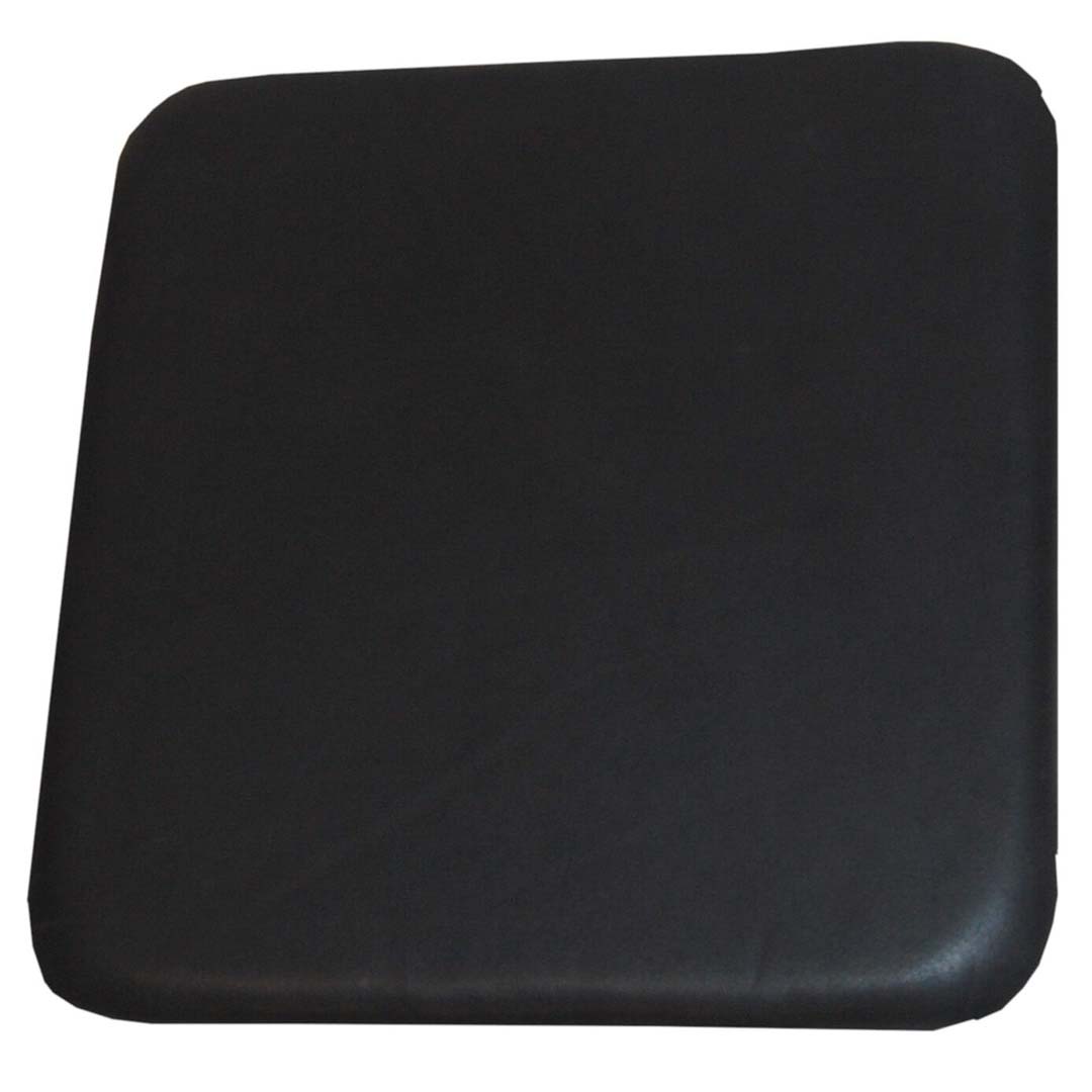 Sitt Ledersitz Schwarz - für hohen Hocker