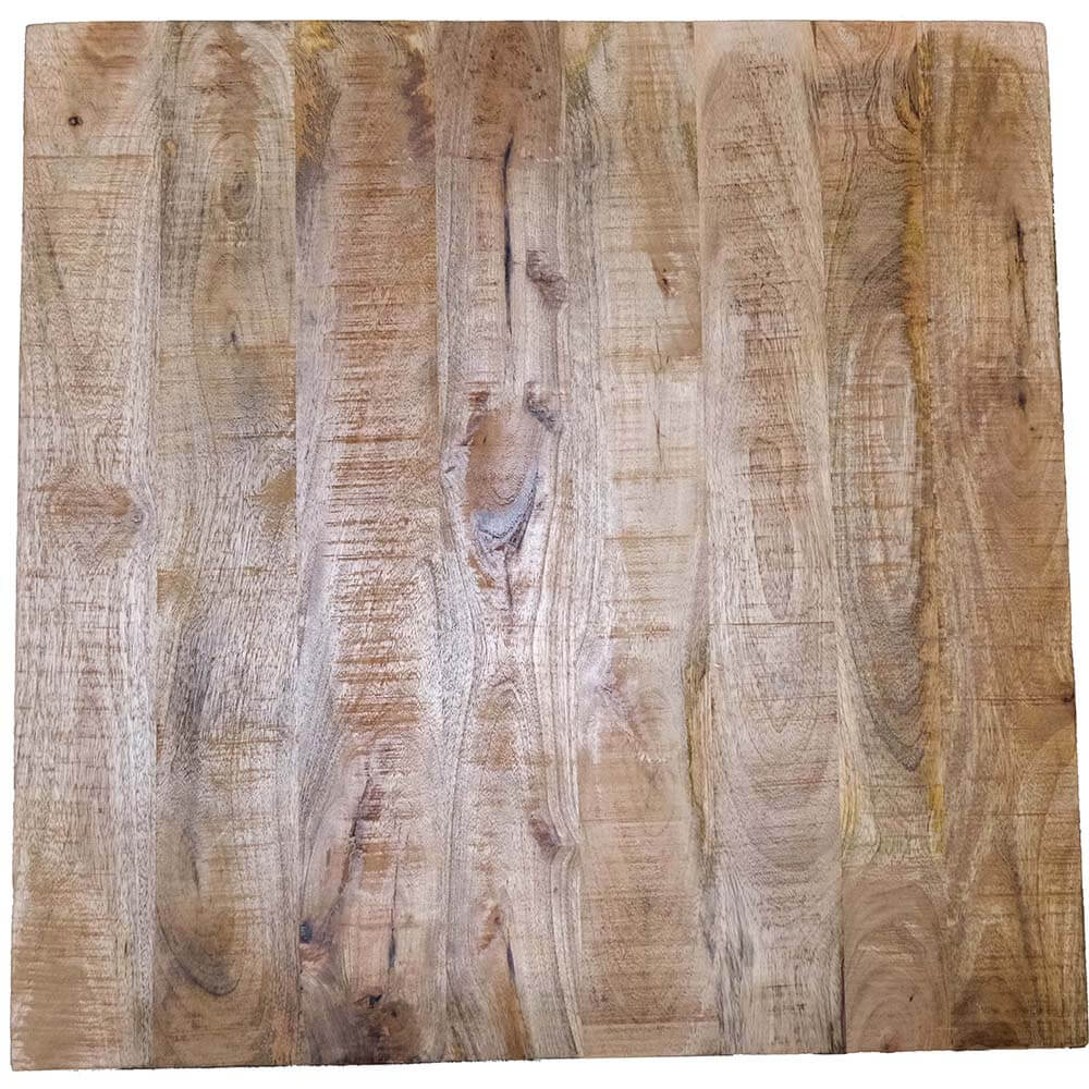 Clint quadratische Tischplatte aus Mangoholz - M