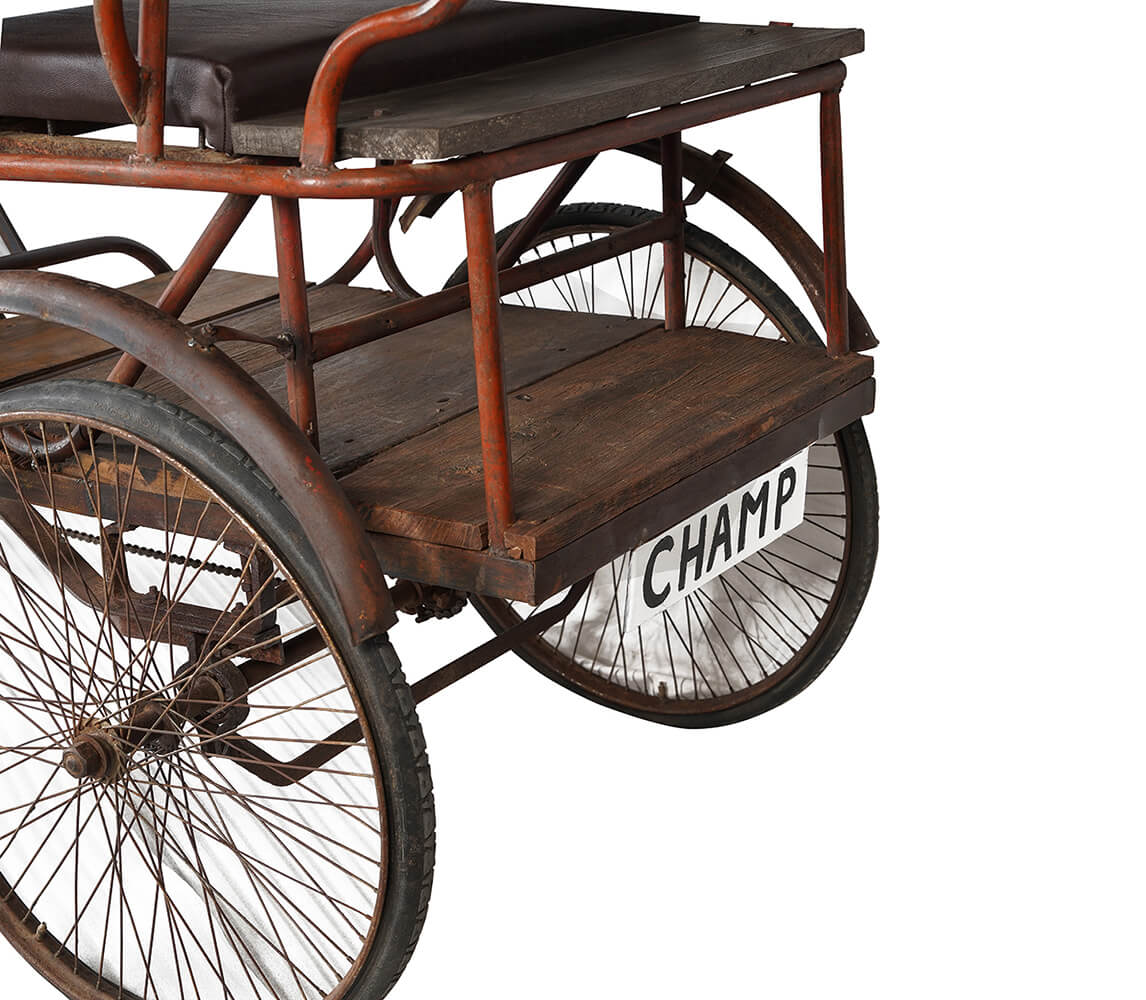 Authentische Rikscha