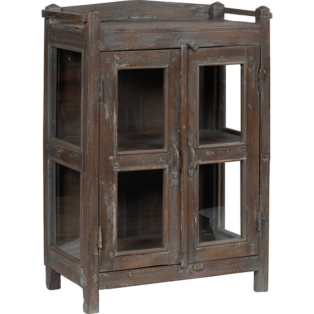Alte authentische Vitrine