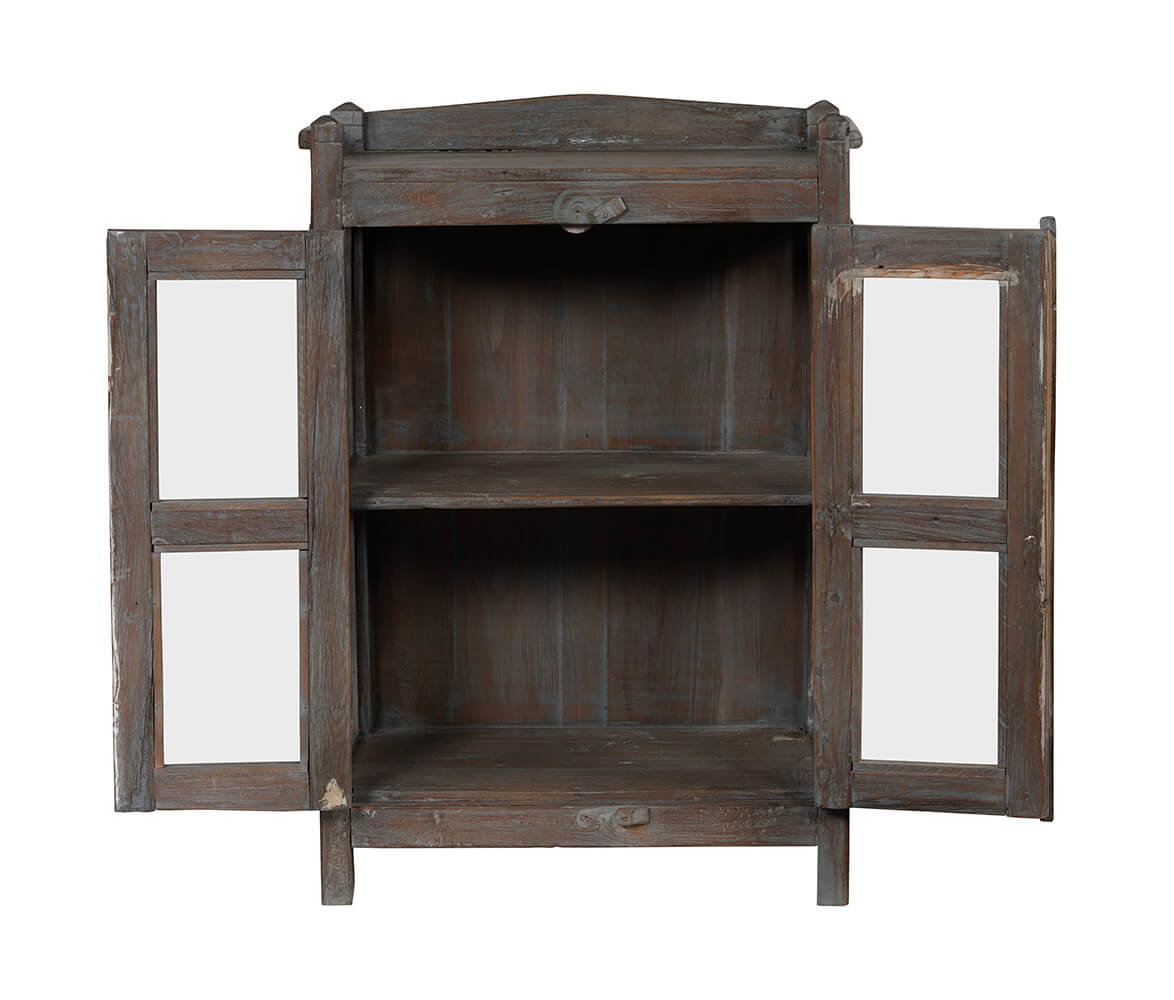 Alte authentische Vitrine