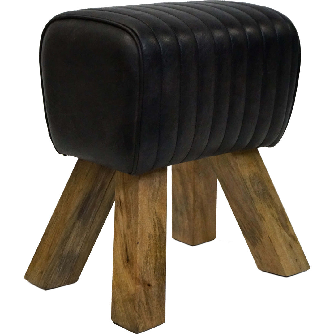 Jumper kleiner Lederbock - Schwarz