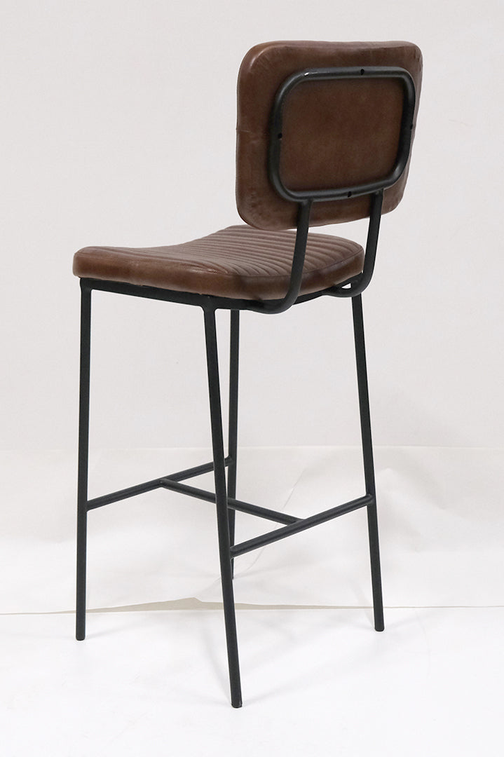 Astoria Barhocker - gestepptes Leder