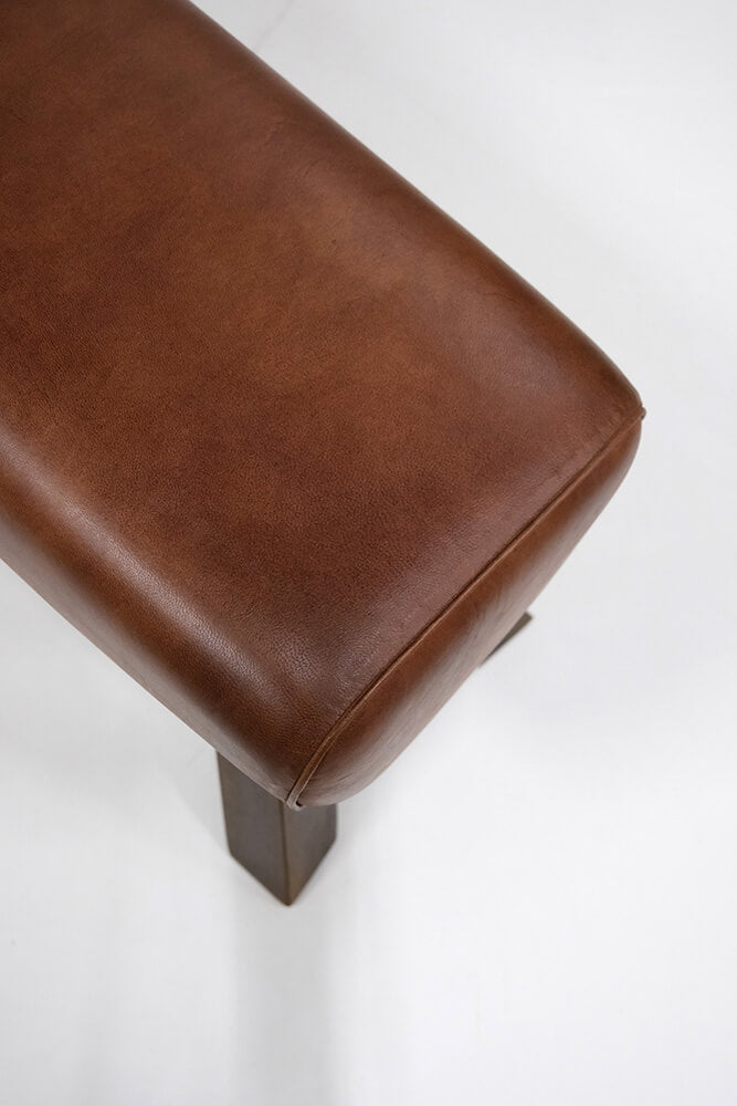 Bonnie schlichter Lederbock - Braun