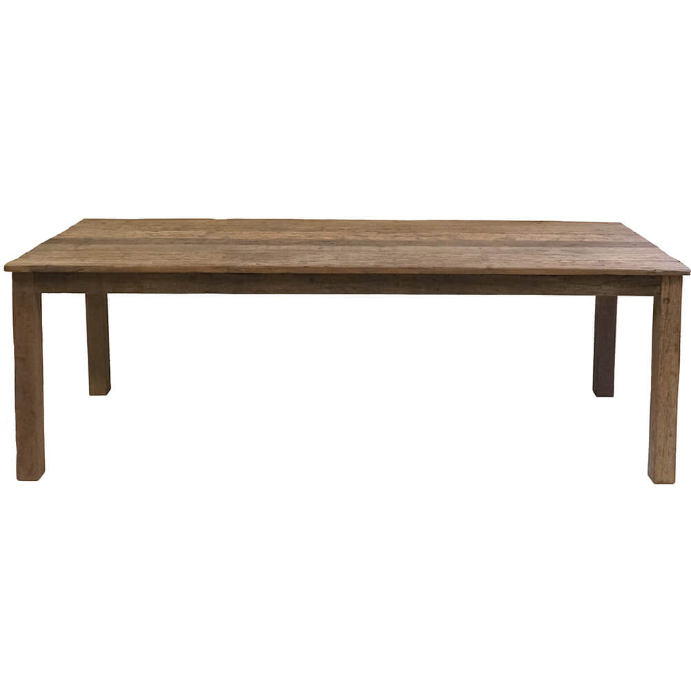 Rustikaler Esstisch aus Altholz - 230 cm
