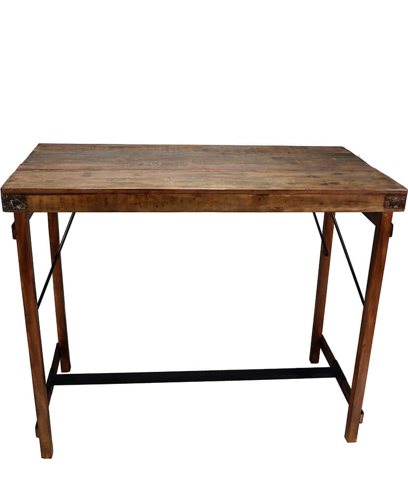 Calcutta Bartisch aus Holz - L