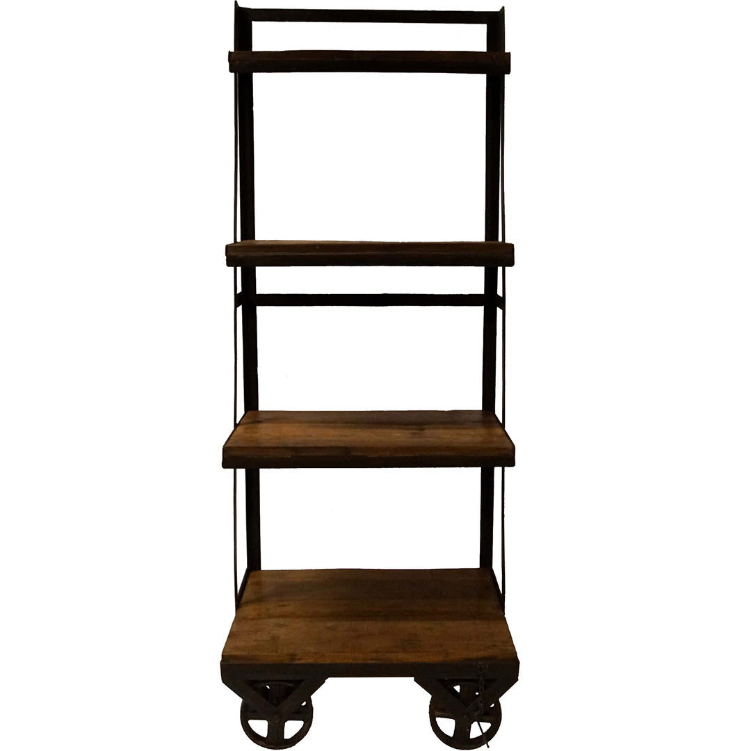 Rachel rustikales Regal mit Rädern