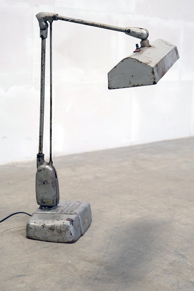 Industrial cool table lamp