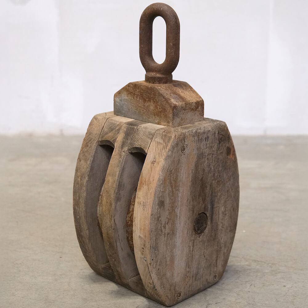 Vintage Holzschiffsrolle