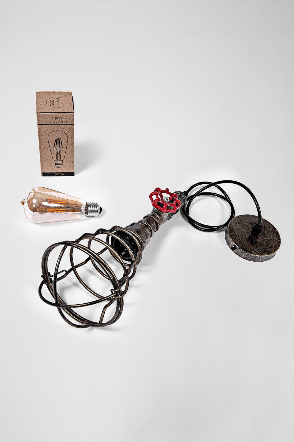 Mr. Hide – Retro Vintage Industrie Design Hängeleuchte aus Metall