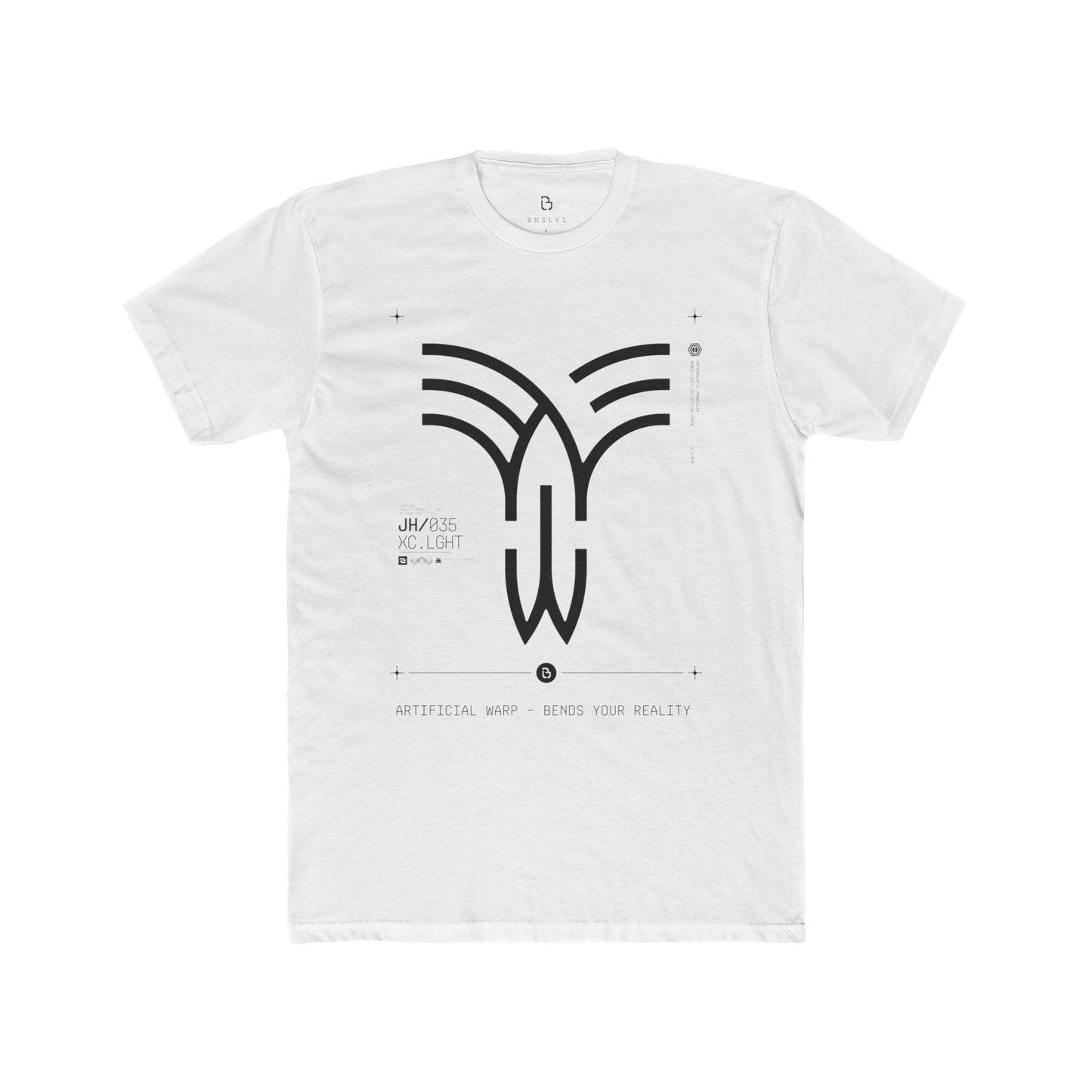 Artificial Warp T-shirt | Minimal Geometric Graphic Tee by BNSLVL