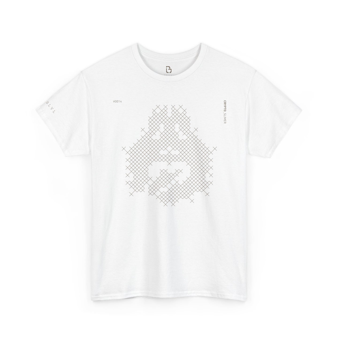 Crypto Collection T-Shirt – Slimer #0014 | Futuristisches Streetwear Design in Schwarz by BNSLVL