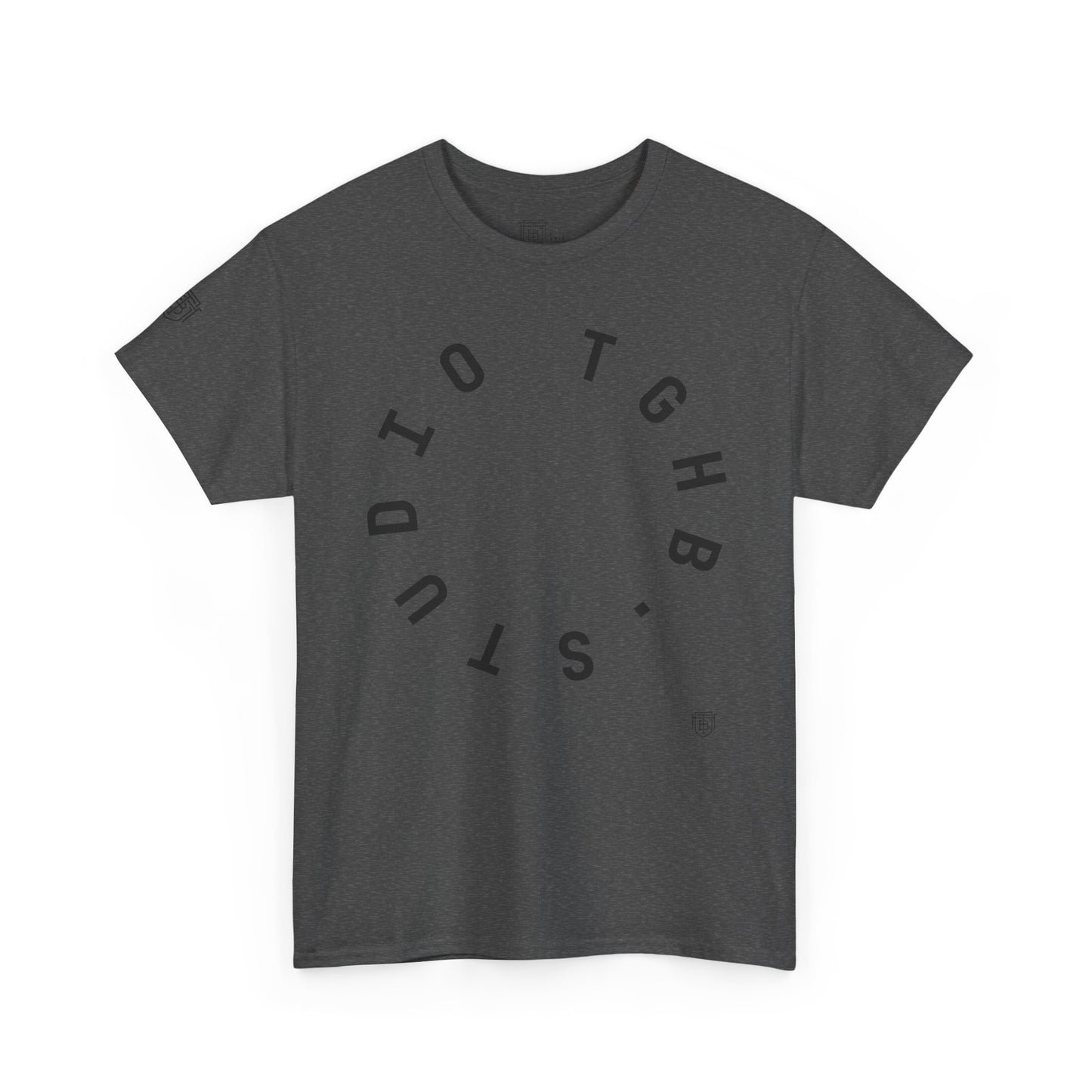 Signature Circle T-Shirt | Minimalistisches Premium Streetwear Design in Grau by TGHB.STUDIO