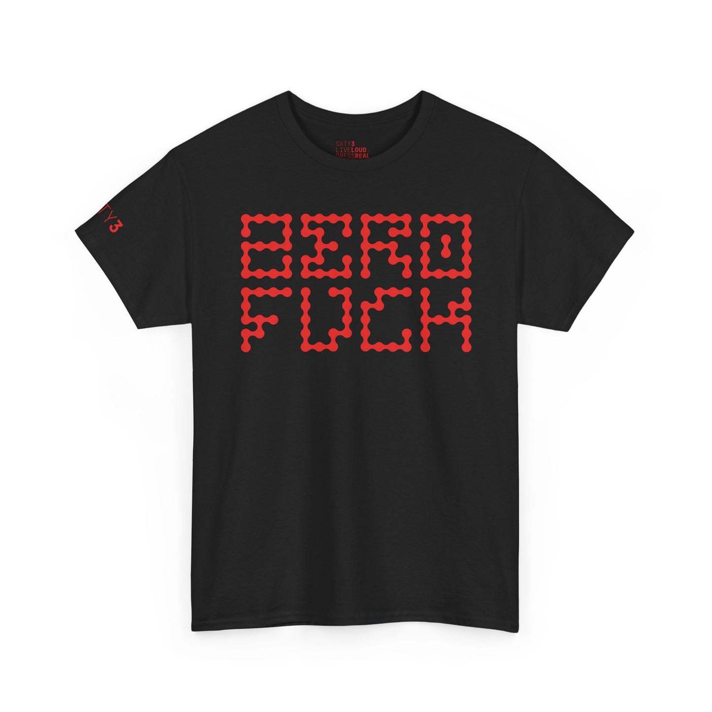 Zero F*ck Shirt | Trendiges Unisex Streetwear T-Shirt by SXTY3