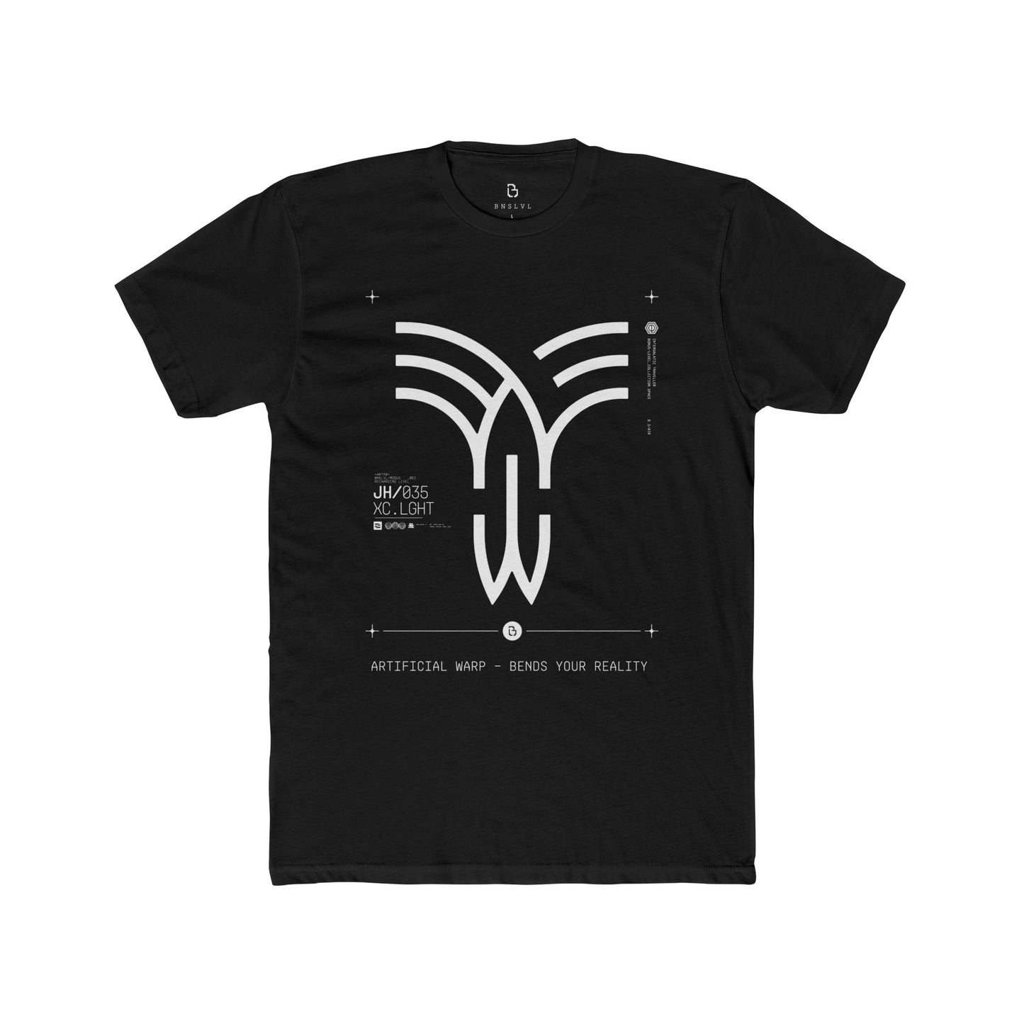 Artificial Warp T-shirt | Minimal Geometric Graphic Tee by BNSLVL