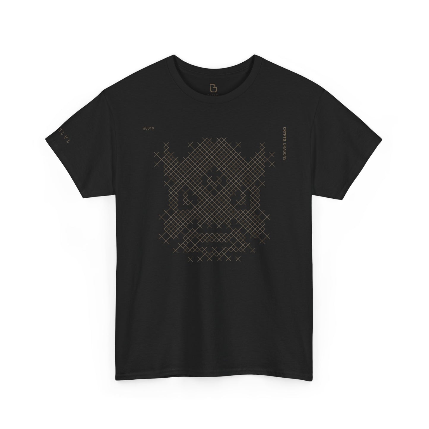 Crypto Collection T-Shirt – Dragon #0019 | Premium Streetwear in Schwarz by BNSLVL