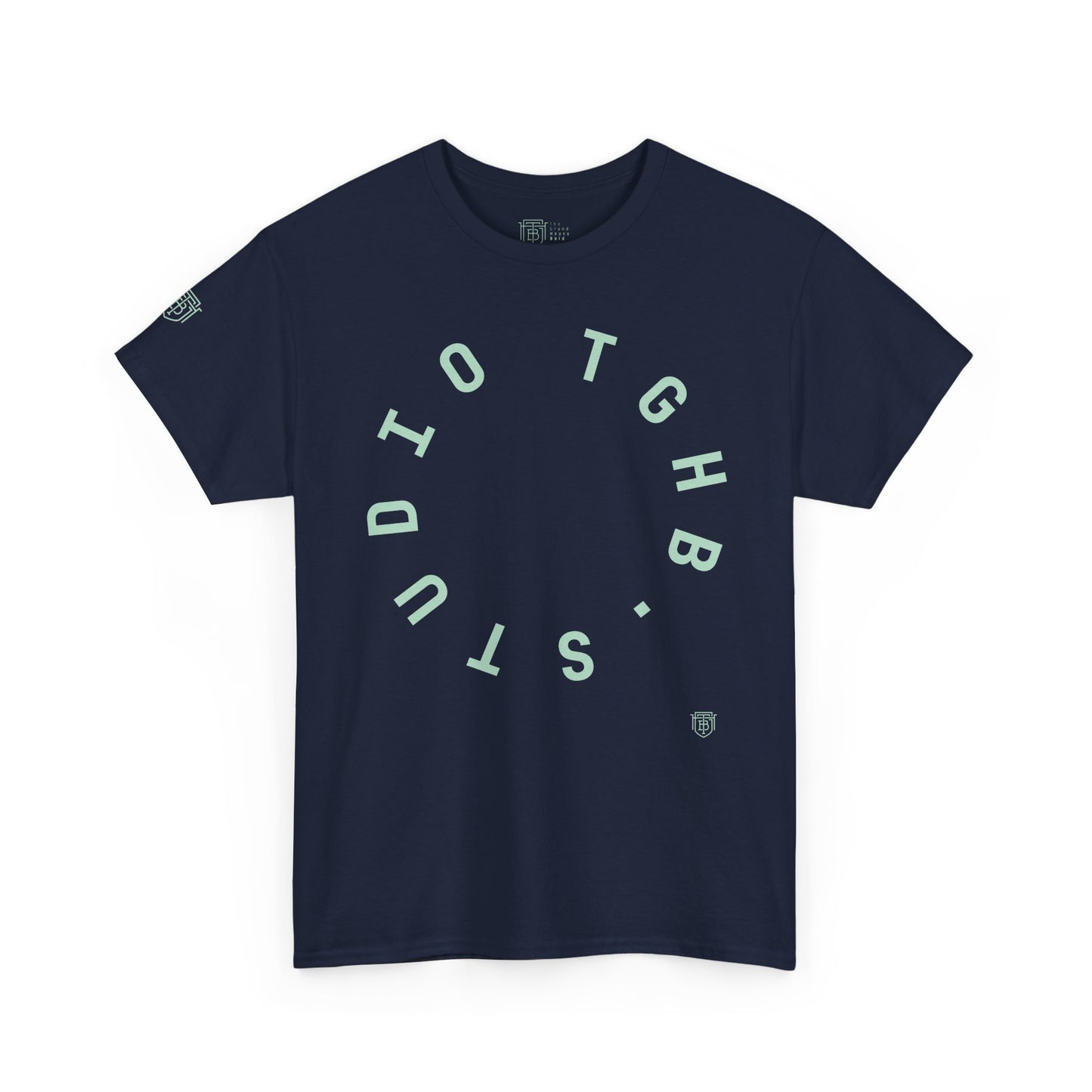 Signature Circle T-Shirt | Minimalistisches Premium Streetwear Design in Grau by TGHB.STUDIO