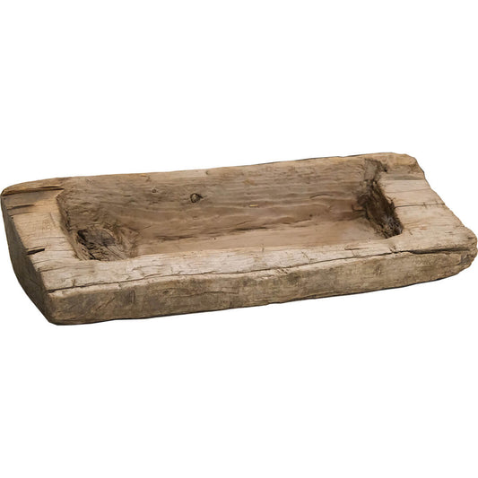 Einzigartiges altes Holztablett - M