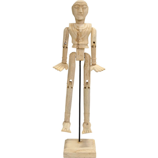 Holzfigur mit beweglichen Gelenken