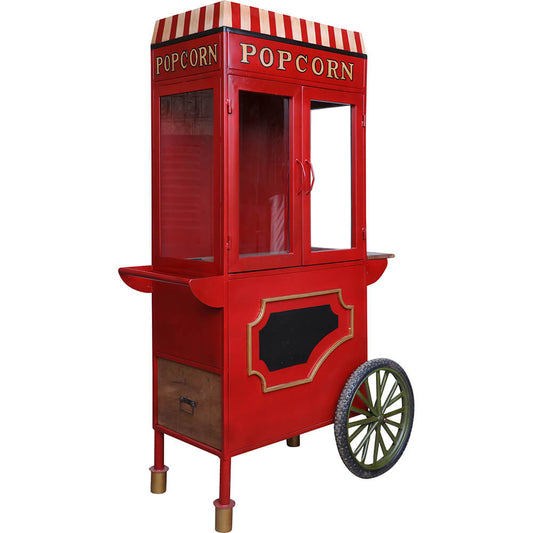 Lustiger Popcornwagen