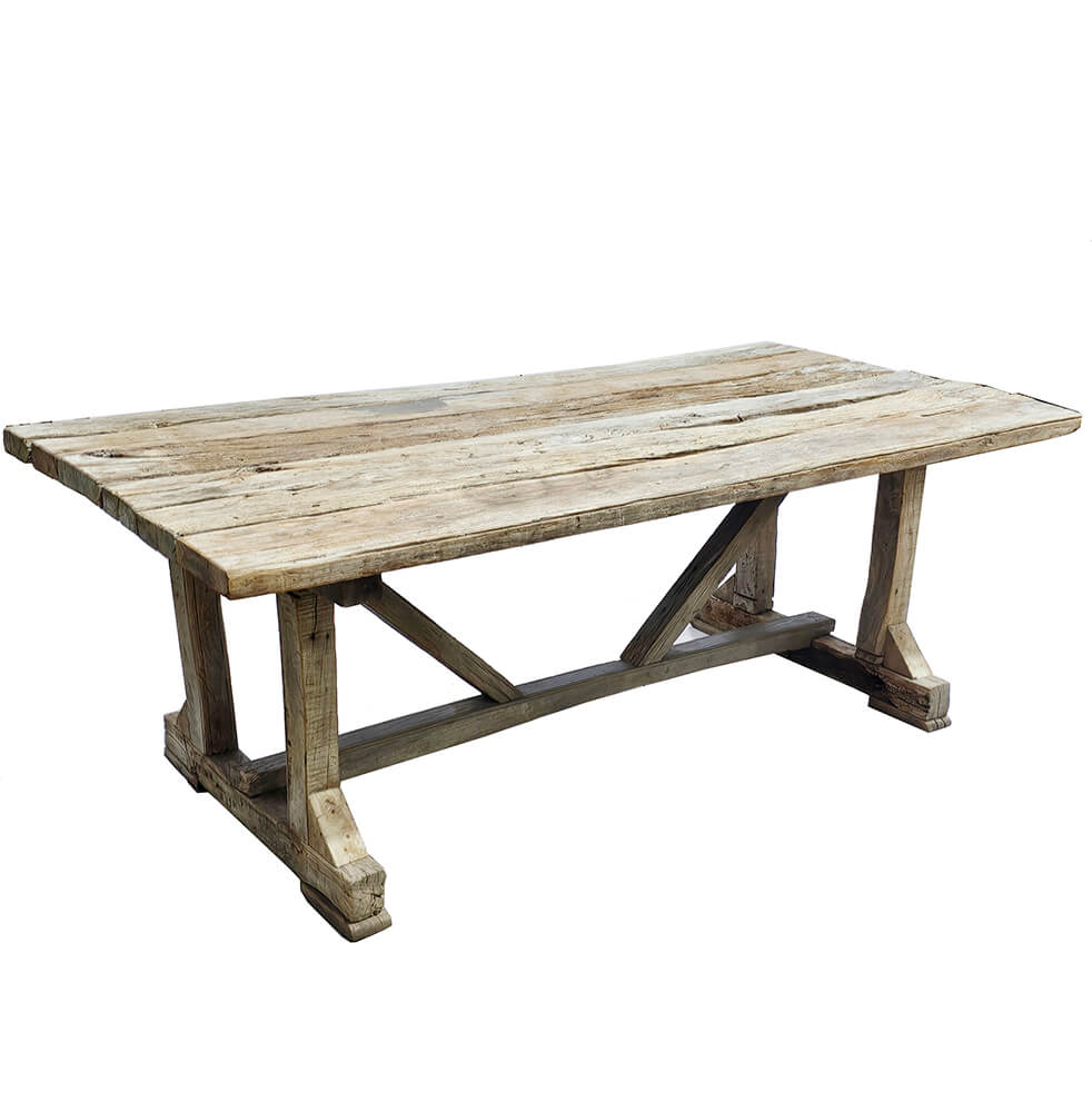 Patinierter Holztisch