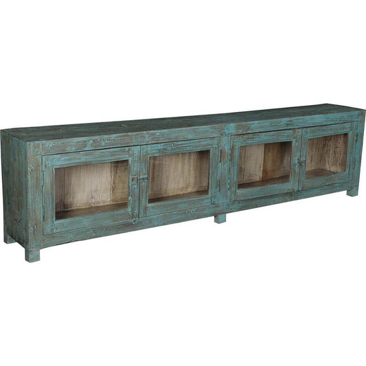 Rustikales langes Sideboard mit 4 Türen