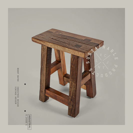 Woody Wayne – country house design stool made of wood
