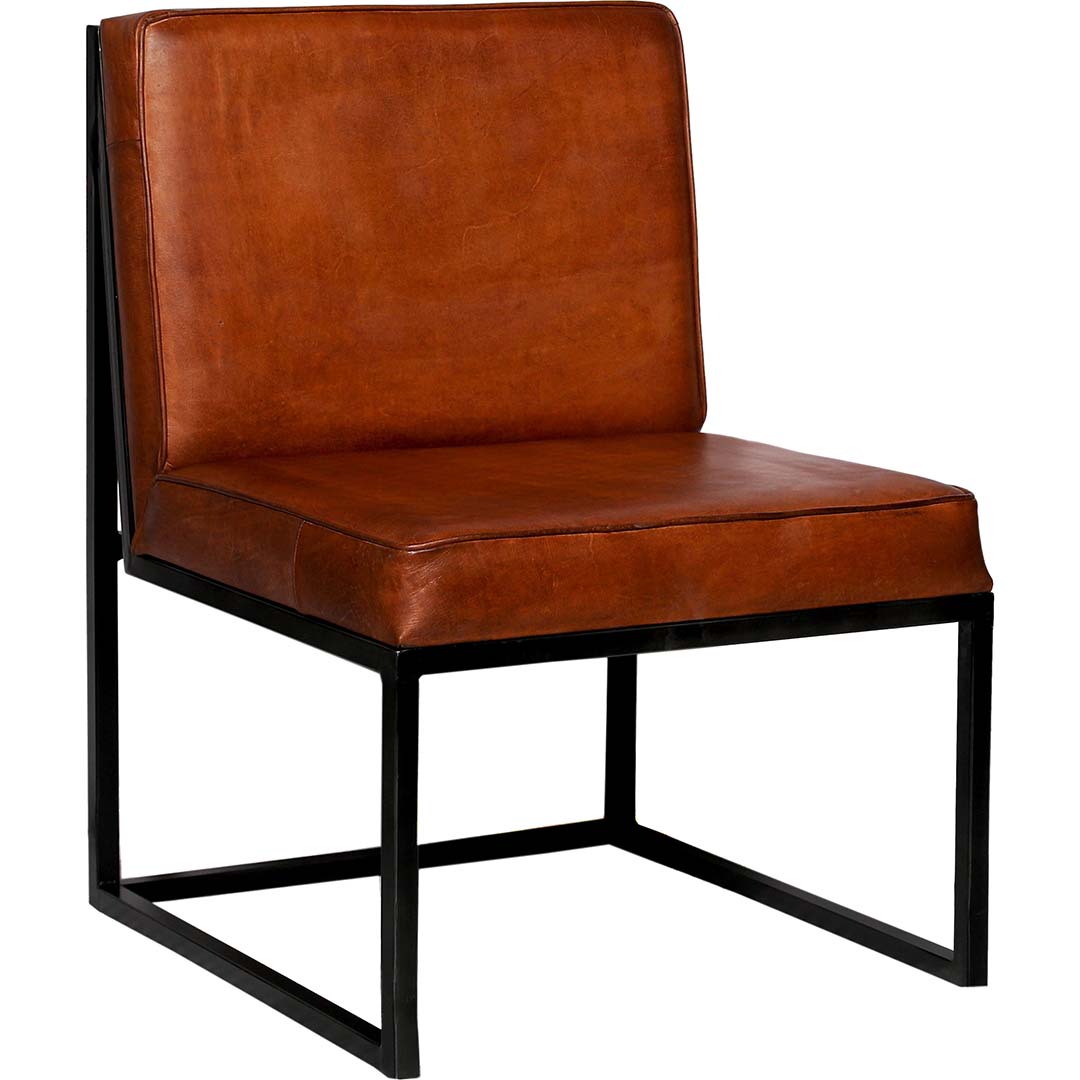 Perry Loungesessel mit Leder