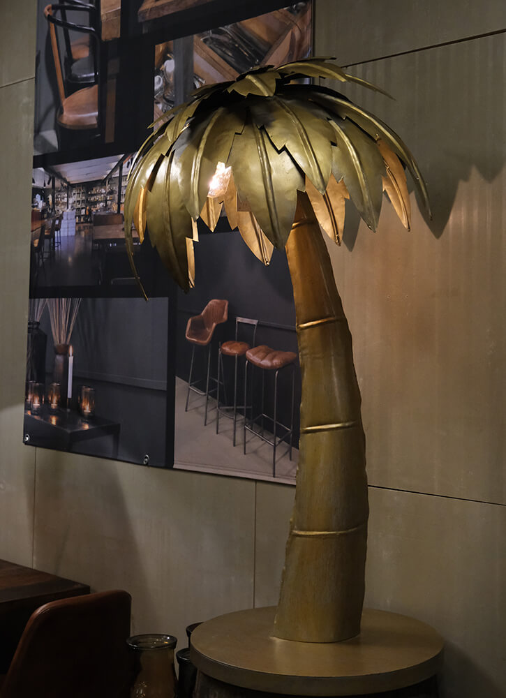 Palmen Stehlampe - Sonderanfertigung