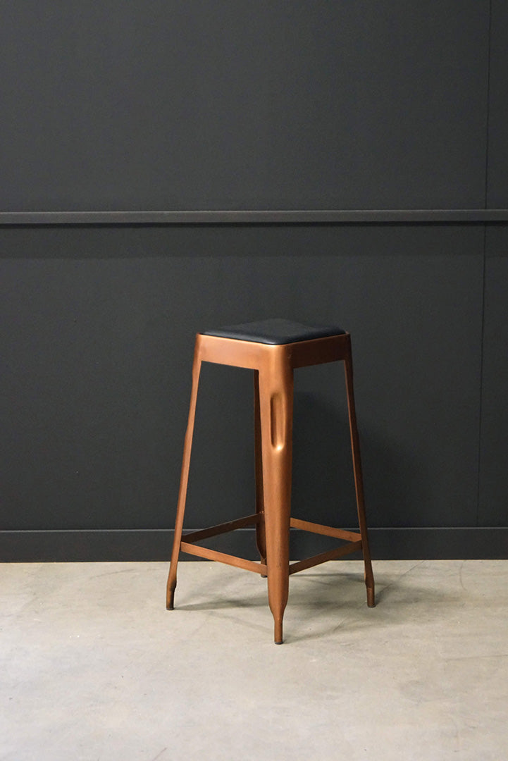 Copenhagen Hoher Hocker aus Eisen - Kupfer