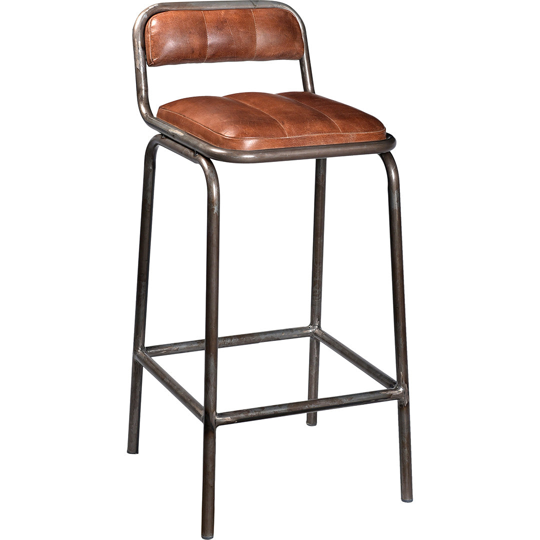 Brooklyn Barhocker mit Ledersitz