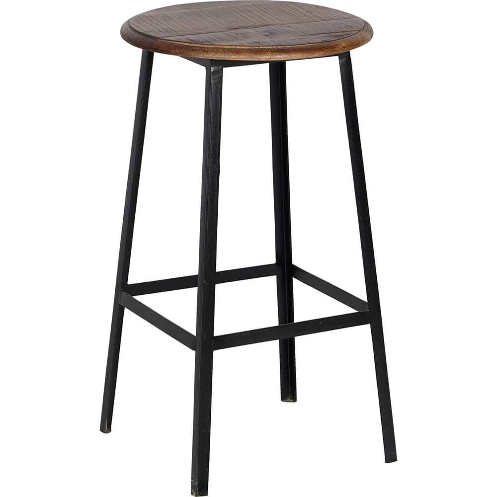 Holly hoher Hocker - Schwarz