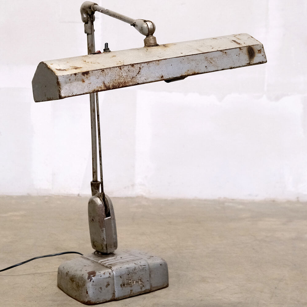 Industrial cool table lamp