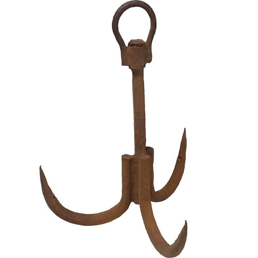 Rustikaler Schiffsanker mit 3 Haken