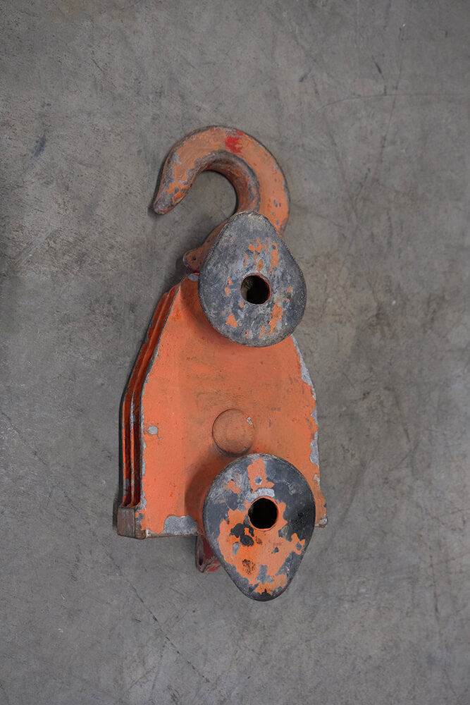 Vintage Schiffsrolle mit Doppelrädern