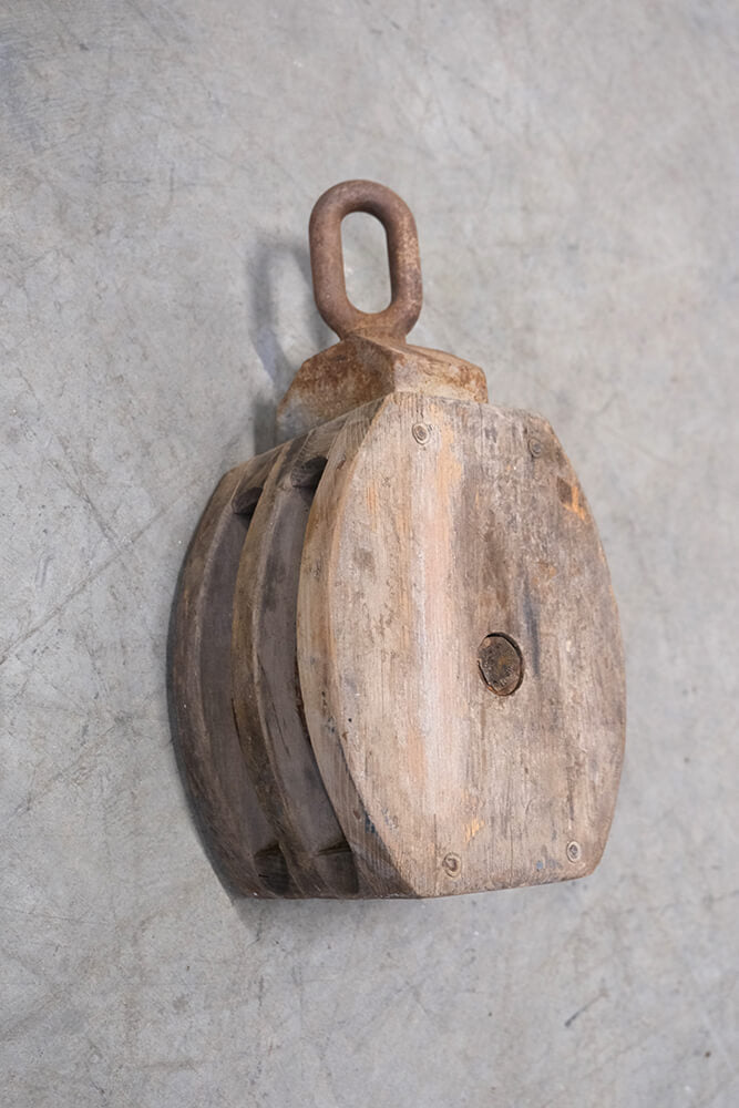 Vintage Holzschiffsrolle